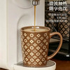 摩登主妇釉下彩复古陶瓷杯马克杯咖啡杯高颜值伴手礼生日礼物-zb 商品缩略图3