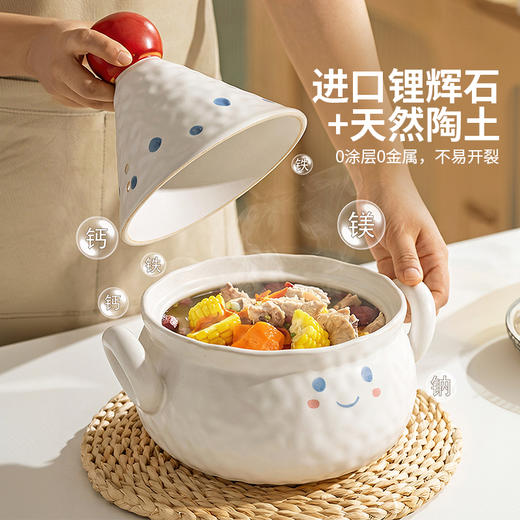 摩登主妇砂锅煲家用塔吉锅燃气灶专用沙锅耐高温干烧不裂煲汤炖锅 商品图1