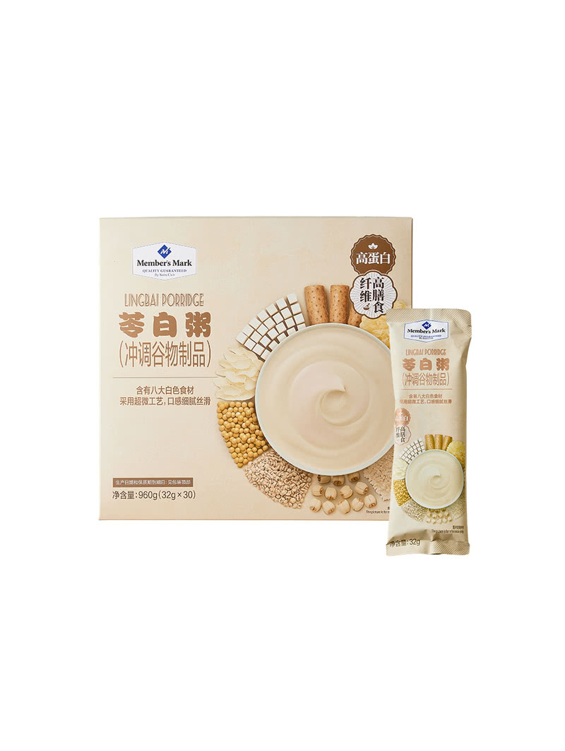 聚便利 X 山姆 Member's Mark 苓白粥（冲调谷物制品）尝鲜分装 32g/袋