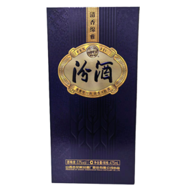 汾酒清香绵雅53度475ml清香型白酒