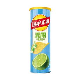 乐事104g无限青柠味薯片