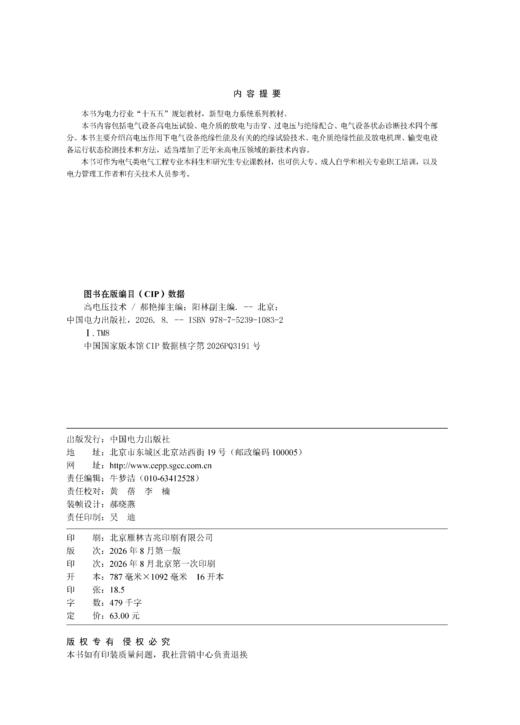 高电压技术 商品图3