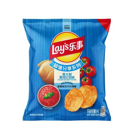 乐事135g意大利香浓红烩味薯片 商品图0