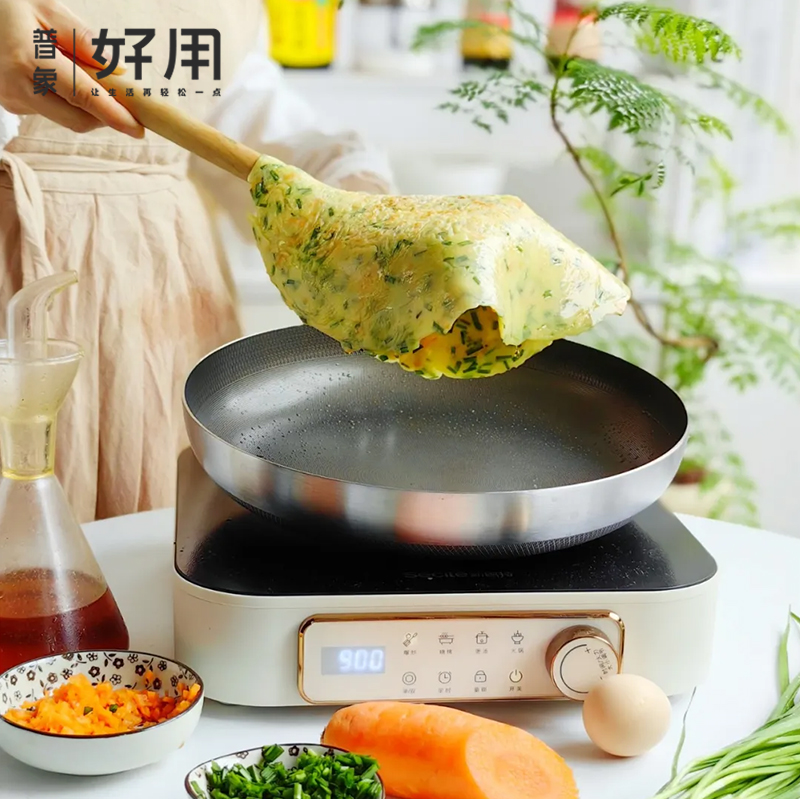 【精选钛材质 内外不粘】新思特钛盾系列锅具