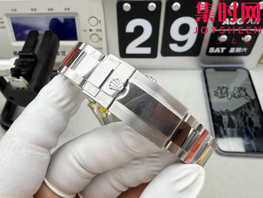 无卡度版本 VS劳力士宇宙计型m126500 VS迪通拿 VS新款包边迪通拿熊猫迪 丹东4131一体机 隐藏无卡度 包边陶瓷圈 男士腕表 商品图7