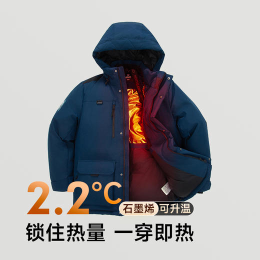 【清仓款】笑寒男式鹅绒羽绒服(165-190码)(48小时发货)—诺诗兰 商品图4