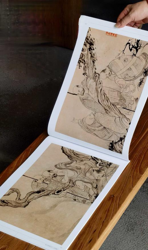 【特惠】《荣宝斋画谱：石涛 罗汉图册》，8开，平装，石涛绘，荣宝斋出版社2023年8月一版四印，定价96，售价38元。 商品图6