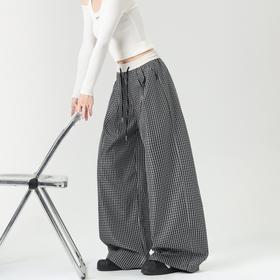 【秋冬加厚款】Schenvega 休闲裤秋冬加厚款 格纹阔腿版型 松弛感满满 2色可选