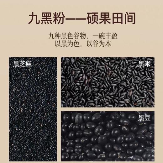 【谷物醇香 粉质细腻】硕果田间 九黑粉 多种黑谷科学配比 营养满满 400g/罐 商品图2