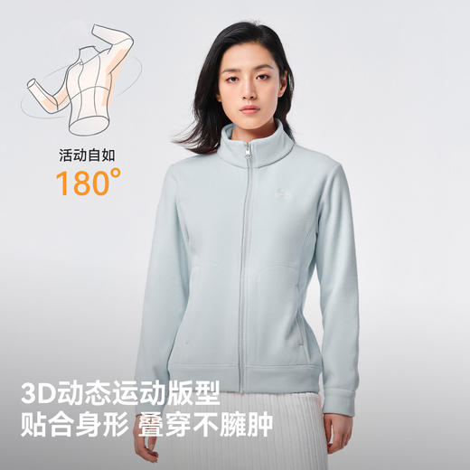 【经典2.0】伯希和户外抓绒衣女加厚摇粒绒男冲锋衣内胆保暖外套 商品图4