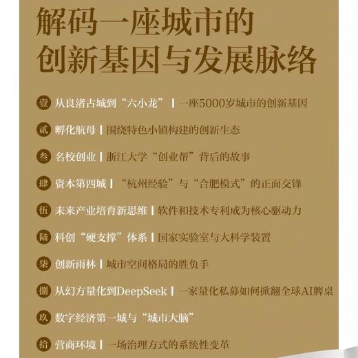 潮起钱塘：中国科技创新进行时 解码杭州六小龙崛起 剖析城市创新生态 为新质生产力提供可借鉴实践读本中国经济书籍 商品图3