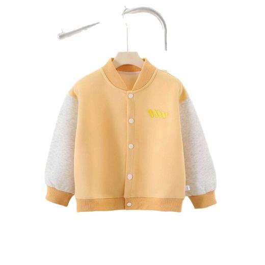【29.9元/件起】儿童撞色棒球服外套男童女童春秋季上衣中大童洋气韩版休闲开衫★★爱宝好物 商品图4