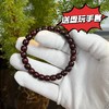 热卖中！买就送盘玩手套！【大运河紫檀博物馆文创出品】印度小叶紫檀泥料直切手串 男女同款 商品缩略图3