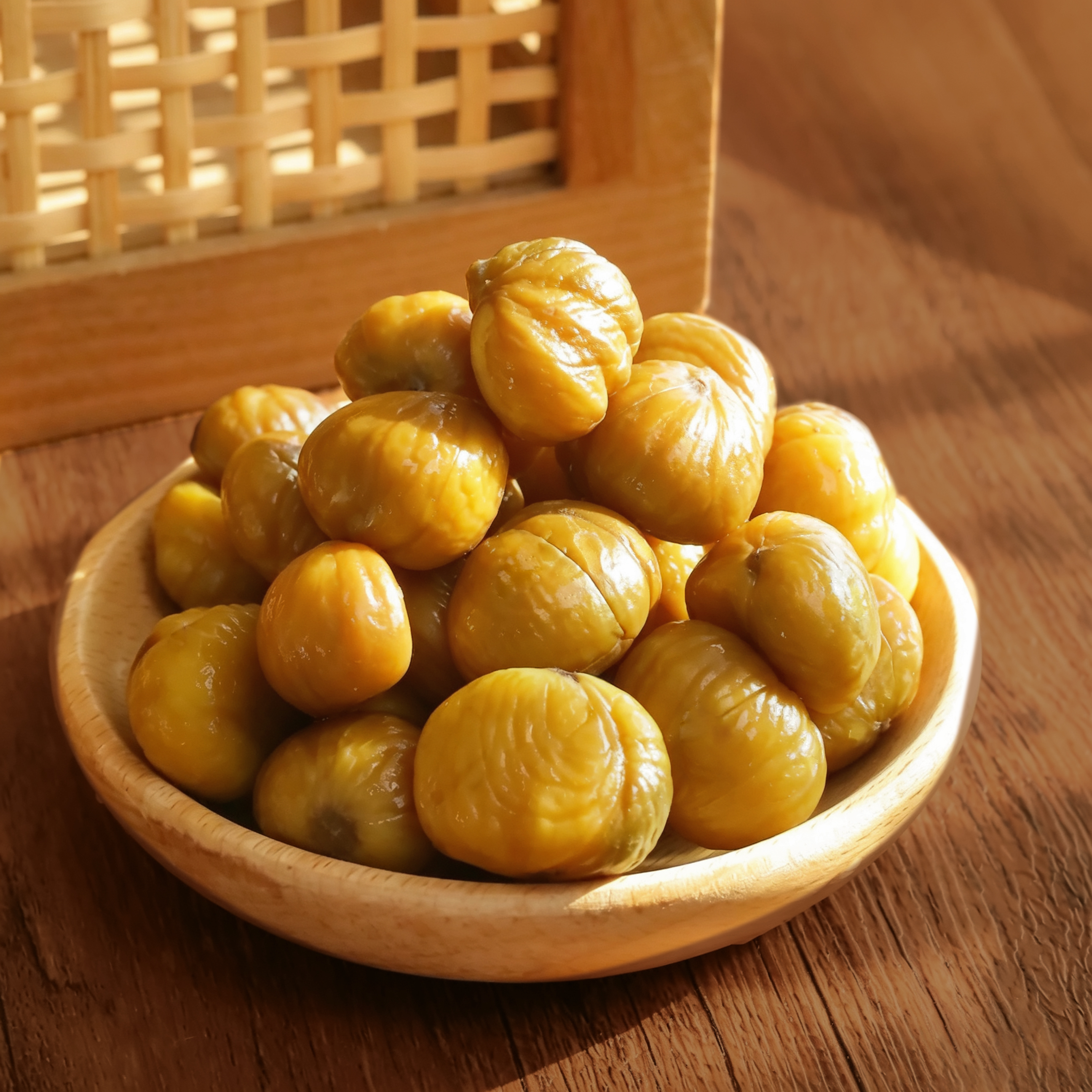 【深山甜栗 | 每单赠试吃装】望谟有机熟蒸板栗仁500g，产自地理标志产区，自然熟落、天生清甜，只用纯净水蒸制，不添加糖、香精、色素，独立充氮铝袋包装