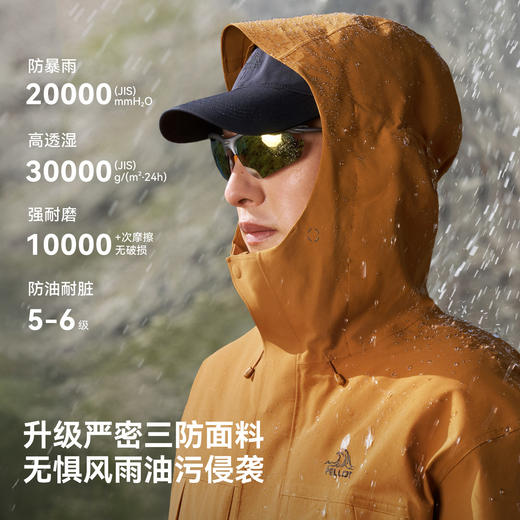 【山海2.0】伯希和户外三合一冲锋衣男羽绒内胆防水防风登山服女 商品图1