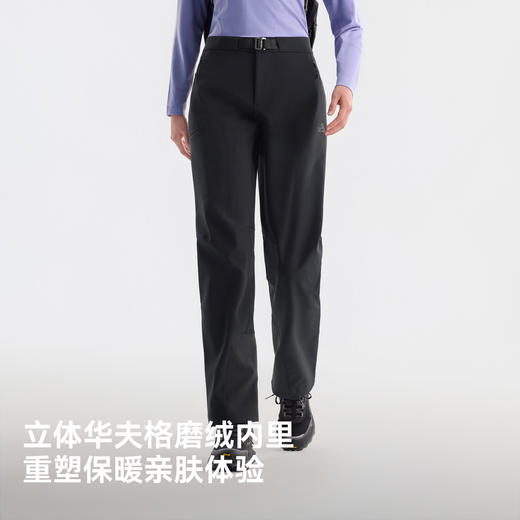 【P系列】伯希和户外软壳裤女新款eVent防风耐磨长裤高弹保暖裤子 商品图4