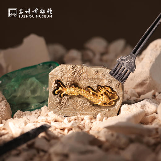 苏州博物馆 吴地晨晖考古小队冰箱贴特色创意伴手礼金龙陶猪青瓷虎子 商品图1