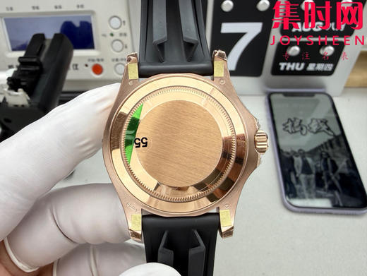 劳力士游艇名仕型116655 VS玫金游艇配重版 VS金游艇配重版3235 VS配重游艇40mm v3版 重量120克+ 男士腕表 丹东3235一体机 商品图7