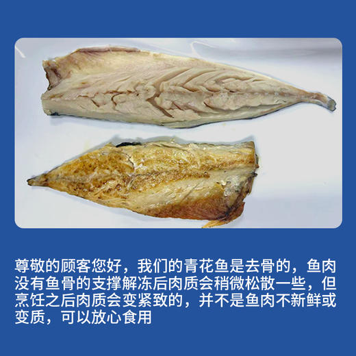 【顺丰发货】深海日记 青花鱼柳 1kg 商品图4