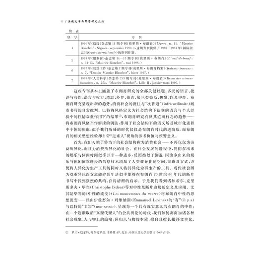 布朗肖的五副面孔/法德文学与思想研究文丛 赵佳 主编/赵苓岑/浙江大学出版社 商品图4