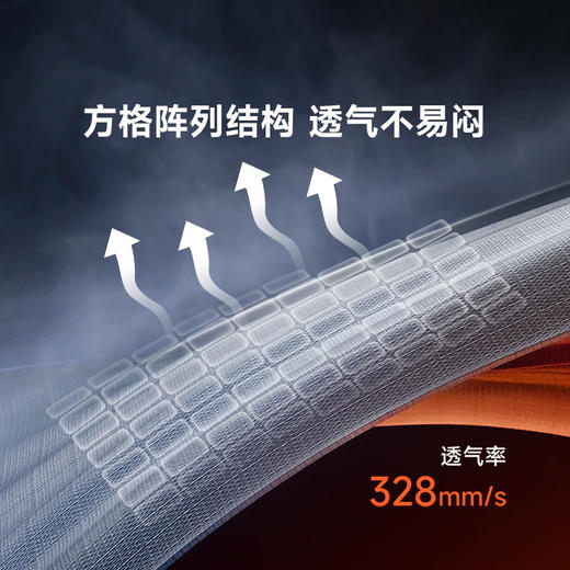 【吸湿排汗 轻盈透气】素湃云绒呼吸格圆领长袖T恤B3626  内里轻柔绒面 柔软贴肤 商品图3