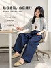 YIROUJIA九分经纬竹节牛仔阔腿裤 | 藏肉显瘦，百搭之神！简约高级的松弛感～ 商品缩略图6