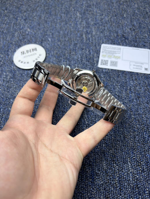 CR浪琴名匠月相系列 四针月相 名匠月相42mm 蓝盘钻面 自动机械 男士腕表 商品图7