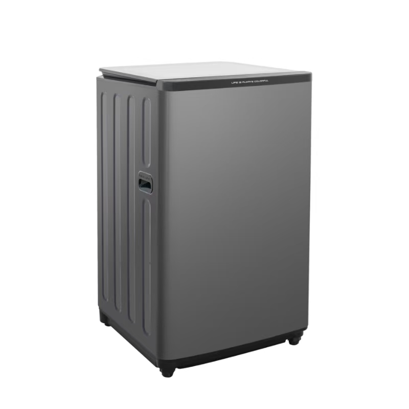海信 洗衣机 WB100G20 钛晶灰 10公斤全自动波轮洗衣机 一级能效 LED数码显示 不锈钢内筒 定频 700转/分钟 下排水 洗净比0.9 按键电脑控制 全自动