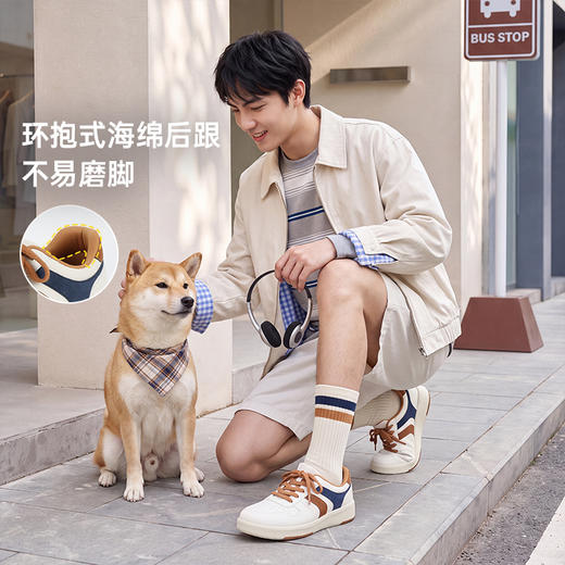 秋冬上新【盼喜 男女款鞋子】超轻三明治板鞋 商品图5
