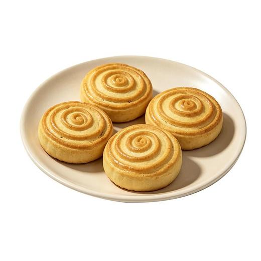 【招牌自制】曲奇月饼组合（4枚/盒）请备注：樱桃馅、坚果馅、茉莉奶绿馅、蛋黄肉松馅 商品图0