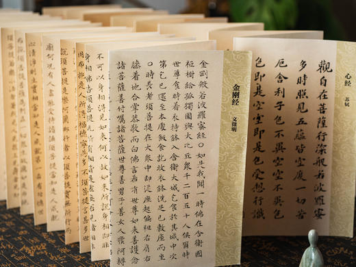 《一笔澄心：传世四卷写经课》| 可鉴赏、可练字、可收藏的艺术珍品，4部中华经典+6大名家书法+22份描影字帖+全套文房好物，赠送书写笔+玻璃镇纸+古风束带，笔尖流转之间，解压安神，静心养性 商品图6