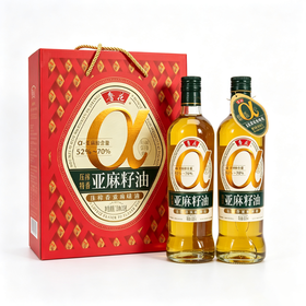 鲁花750ml*2亚麻籽油