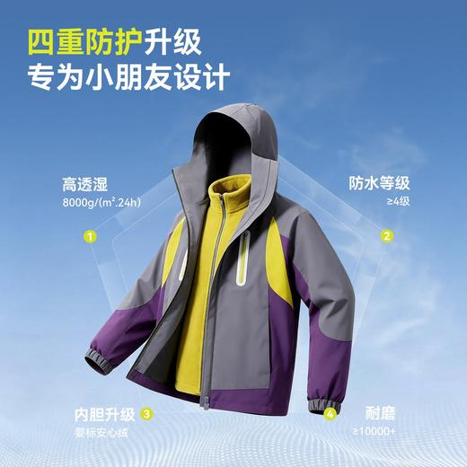 【三合一外套合集】嘟嘟家儿童外套男童连帽软壳服三合一女童秋季宝宝童装(合集款材质以具体款式实物材质为准，介意勿拍!)★ 商品图1