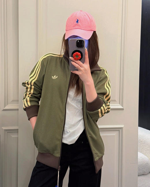 叶子家华夫格外套棒球服上衣091010 商品图6