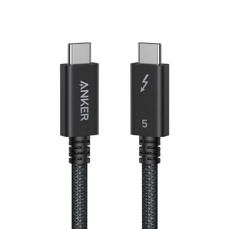 【新品】Anker安克 雷电5数据线双Type-C 120Gbps高速传输  A84N1