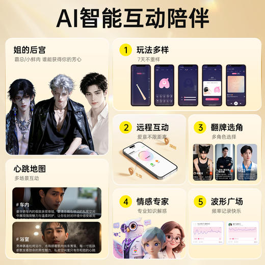 【女用器具】谜姬 小礼帽吮吸器伸缩拍打震动【控价产品，先联系负责人备案，再申请白名单】 商品图6
