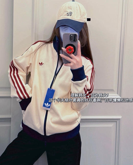 叶子家华夫格外套棒球服上衣091010 商品图5