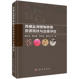 西藏盐湖锂铷铯等资源现状与远景评估 赵元艺等 9787030848789