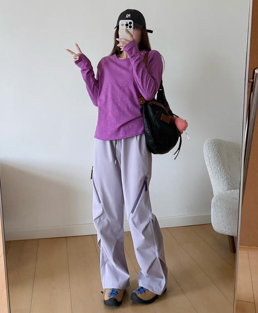 女士彩色防水立体工装冲锋裤082904 商品图7