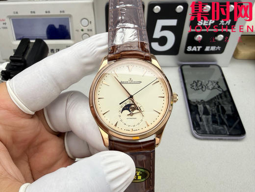 JJF配重版 积家经典款月相大师系列 V2版刻字机 男士腕表 表径39mm 商品图0