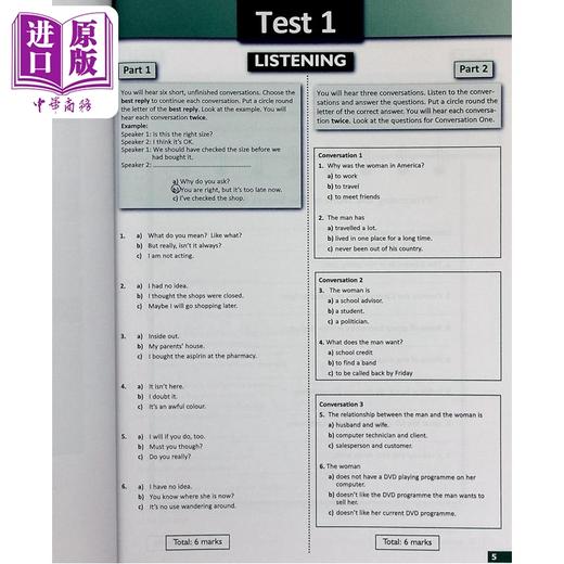 朗思国际通用英语测试 Succeed in LanguageCert CEFR C1 Practice Tests GLOBAL ELT国际语言认证考试自学套装C1 商品图2