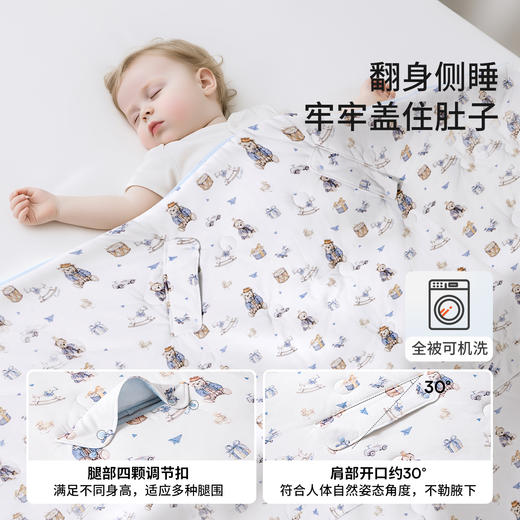 【宝宝安睡】嫚熙新款半边绒婴儿盖毯绒绒暖冬婴儿毛毯宝宝幼儿园盖毯秋冬厚 商品图5