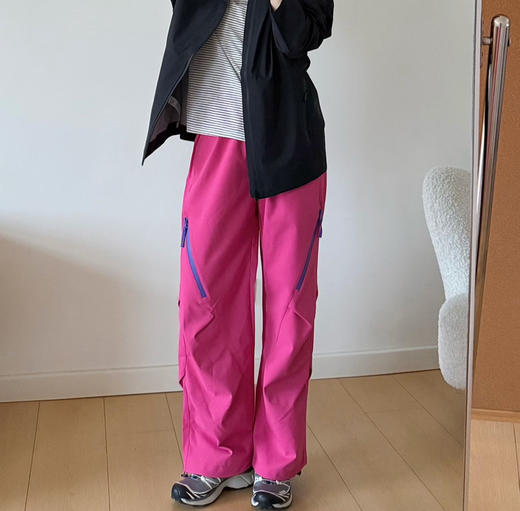 女士彩色防水立体工装冲锋裤082904 商品图5