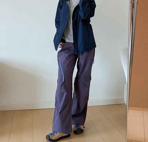 女士彩色防水立体工装冲锋裤082904 商品图1