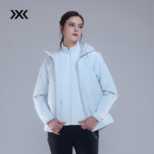 X-BIONIC  恒星戈尔三合一硬壳抓绒夹克女士秋冬保暖防风防水户外 商品图1