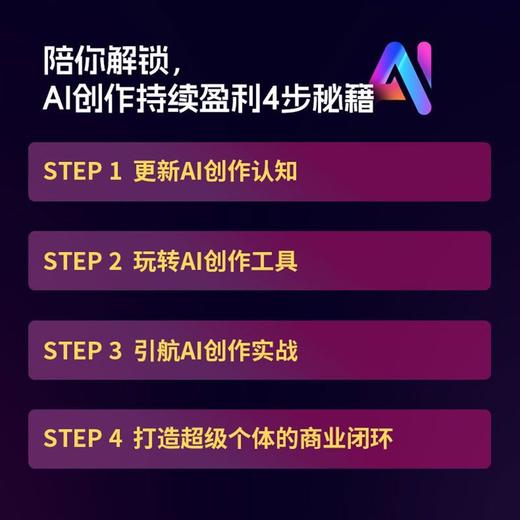 AI创作一人公司:视觉创意x工具矩阵x商业交付 商品图1