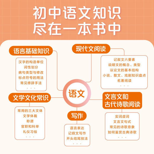 一本书学完初中语文 商品图3