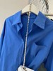 女式衬衫内搭叠穿上衣春秋韩系宽松防晒POLO领长袖衬衣外套S-XXL★娃娃优选 商品缩略图3