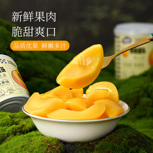 【清爽不腻】奇伟爆汁黄桃/蜜桔/葡萄/菠萝/甜杏/草莓水果罐头 开罐即食果汁罐头 商品图7