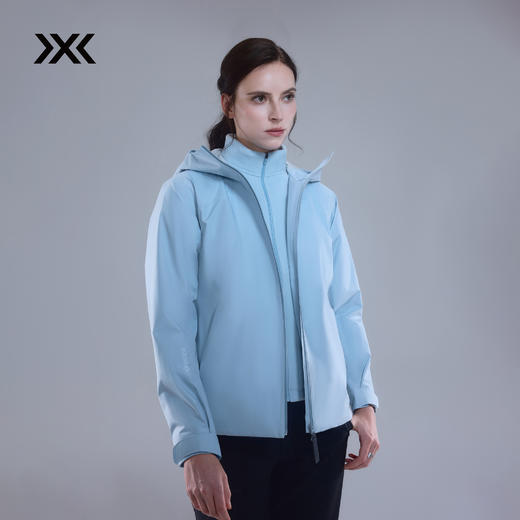 X-BIONIC  恒星戈尔三合一硬壳抓绒夹克女士秋冬保暖防风防水户外 商品图6
